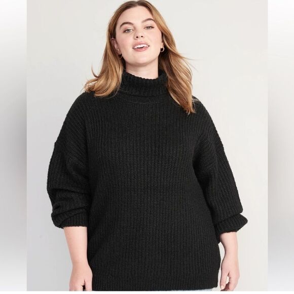 NWOT! Shaker-Stitch Tunic-Length Turtleneck Sweater for Women -Size XL Tall - Picture 1 of 8